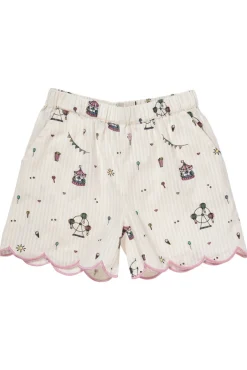 New Printet shorts m. deco edge - TIVOLI Shorts