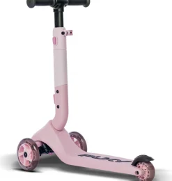 New PUSH foldbart løbehjul m. LED pink Løbehjul & Rulleskøjter