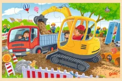 Puslespil Gravemaskine Puslespil