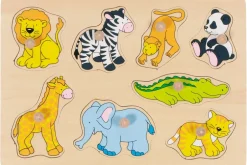 Puslespil, zoo dyr Puslespil