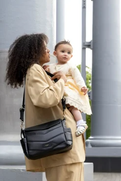 Clearance Pusletaske, Aria, Quiltet læder Pusletasker & Transporttasker