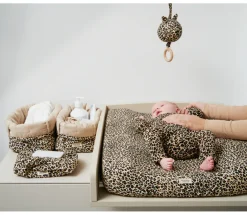 Sale Quiltede kurve. 2 stk, Brown Leo Børn Pusleopbevaring