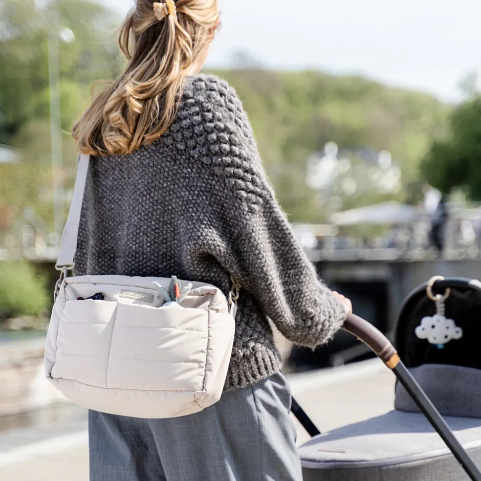 Hot Quiltet barnevognstaske Sand Pusletasker & Transporttasker