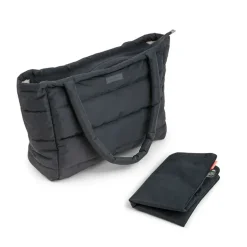 New Quiltet pusle tote bag - Sort Pusletasker & Transporttasker