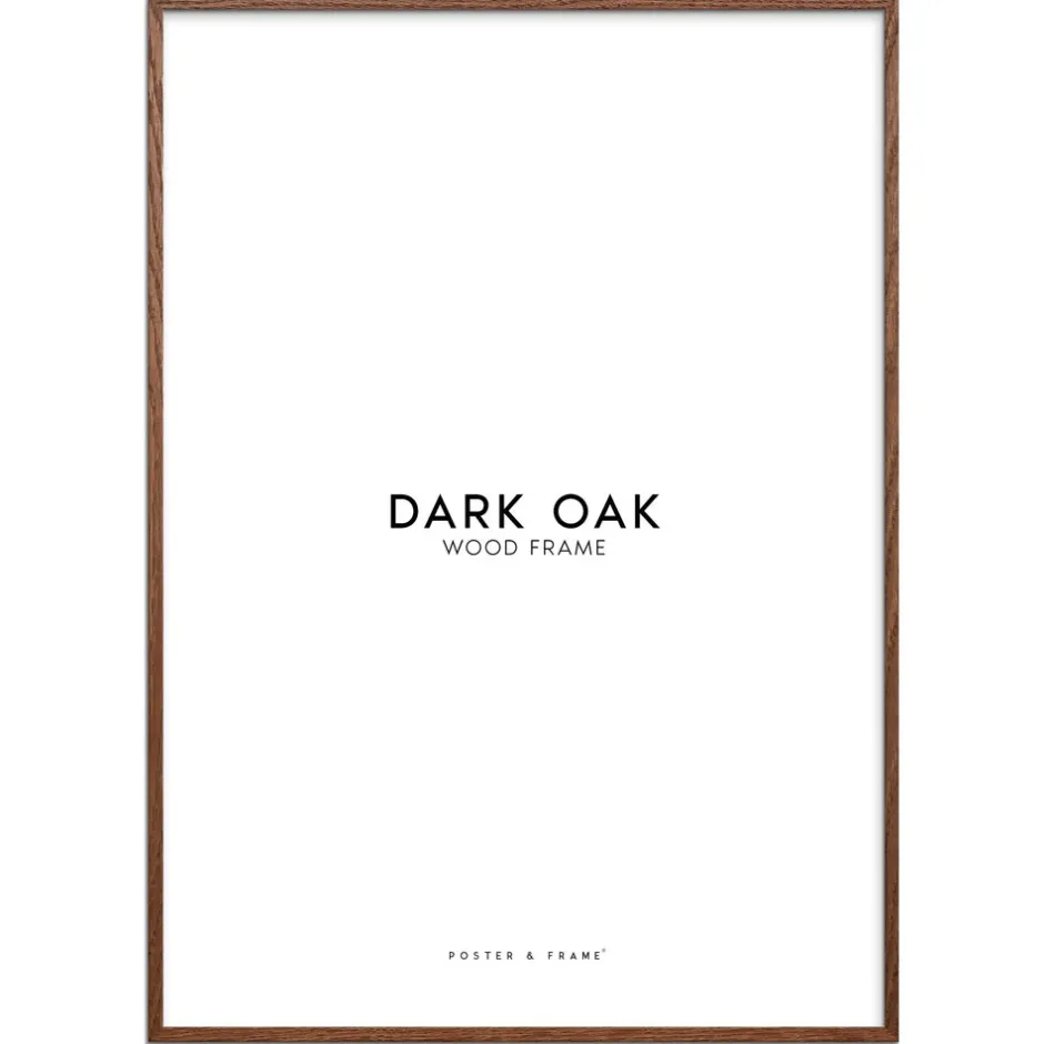 Hot Ramme Mørk egetræ 30x40 Børn Rammer