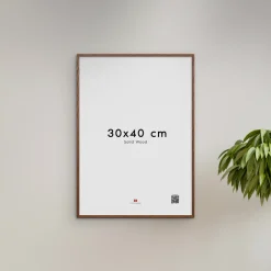 Hot Ramme Mørk egetræ 30x40 Børn Rammer