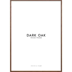 Hot Ramme Mørk egetræ 50x70 Børn Rammer