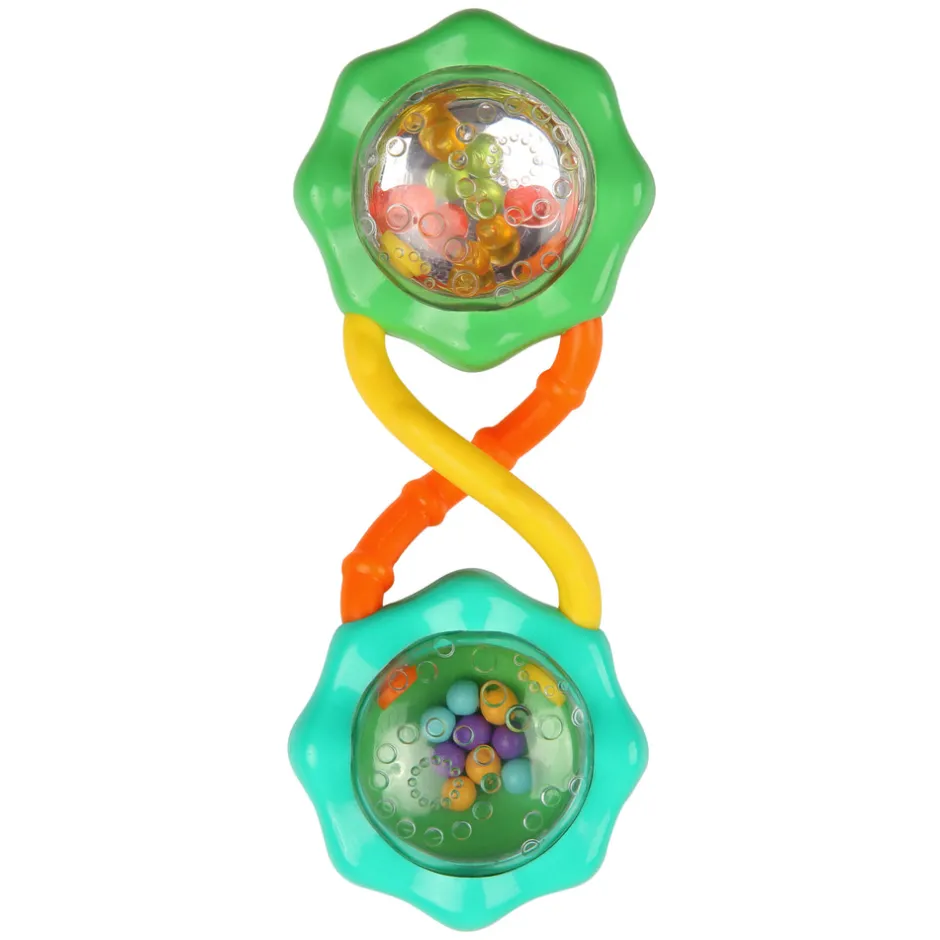 Hot Rangle, Rattle & Shake Barbell, grøn Bideringe & Rangler