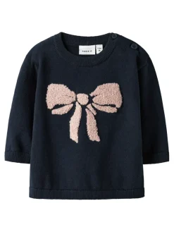 Best Rebow Striktrøje - Navy Blazer Juletøj|Cardigans, Veste & Trøjer