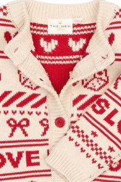 Online Regina Jacquard Cardigan - GARDENIA Cardigans, Veste & Trøjer