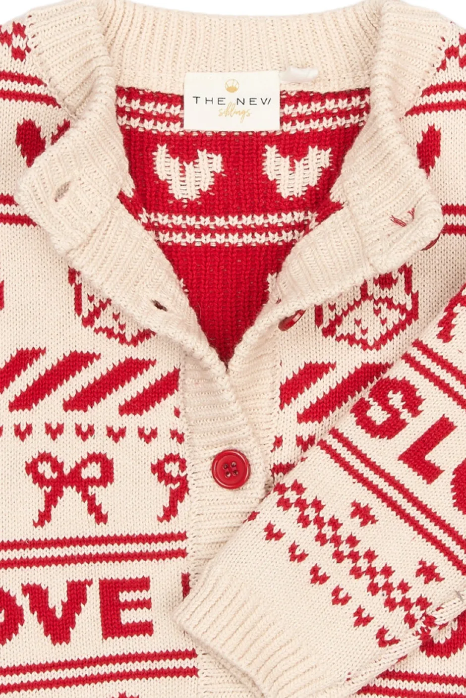 Online Regina Jacquard Cardigan - GARDENIA Cardigans, Veste & Trøjer