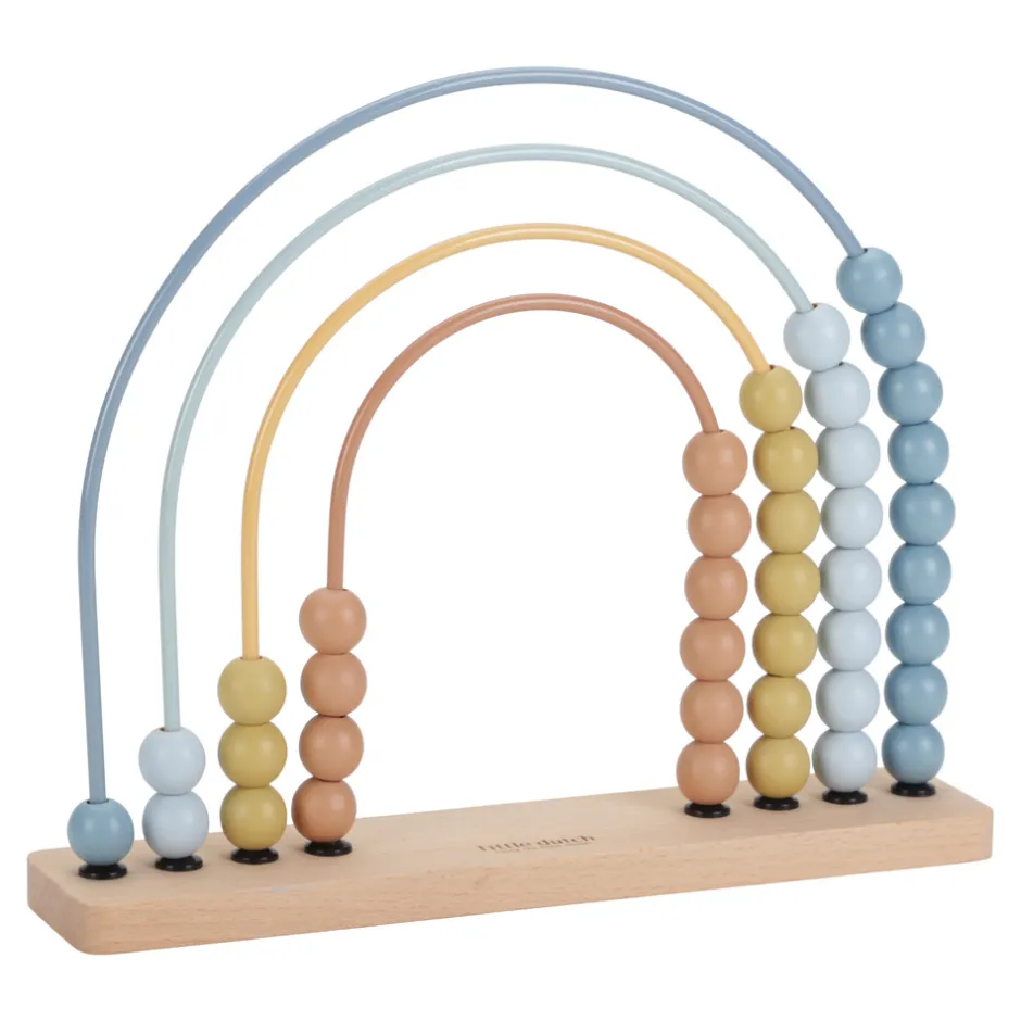 New Regnbue kugleramme blå - Forest Friends Aktivitetslegetøj