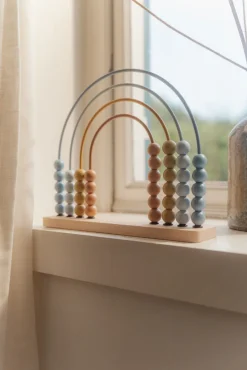 New Regnbue kugleramme blå - Forest Friends Aktivitetslegetøj