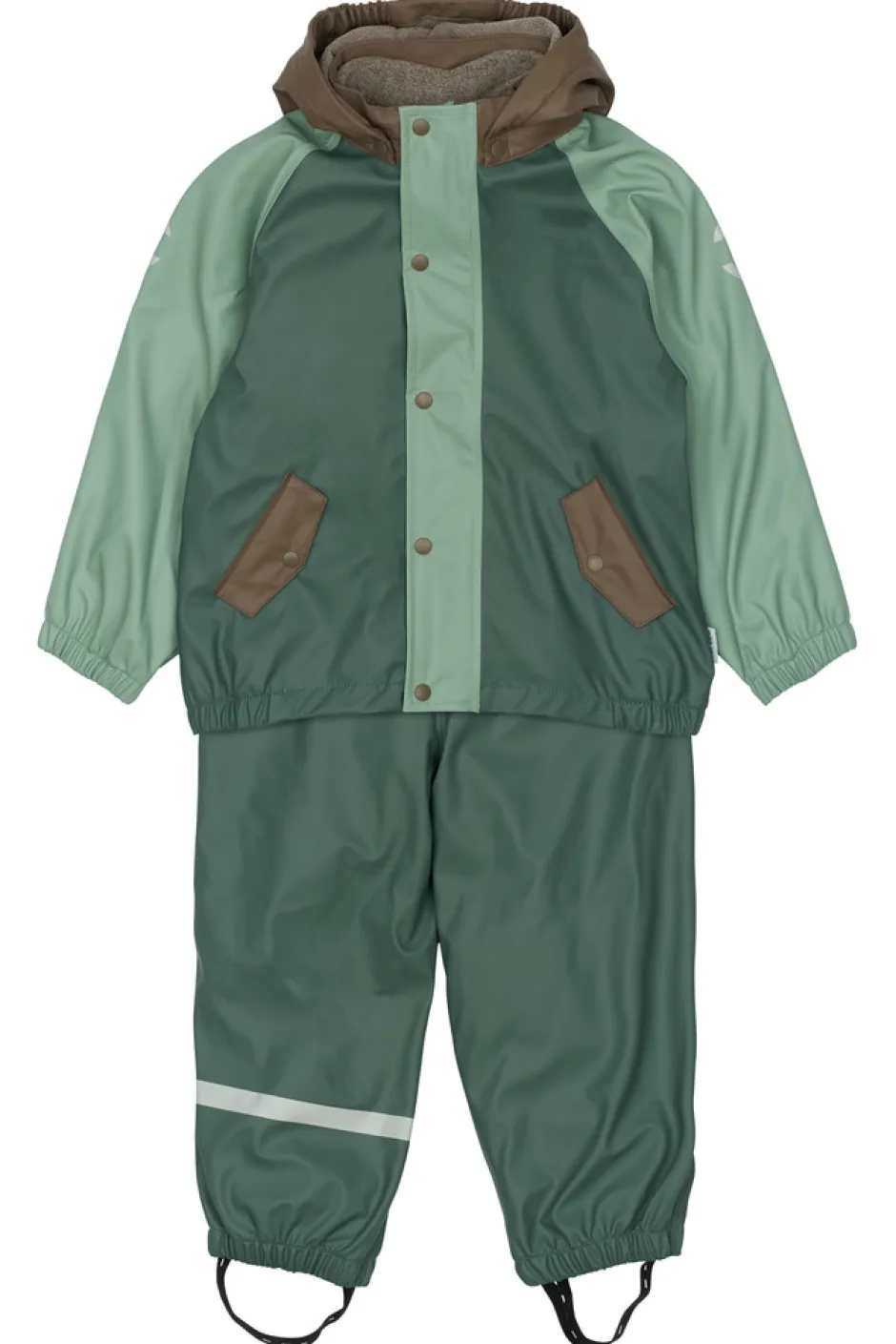 Sale Regnsæt m. Fleece - Balsam green Regntøj