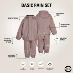 Hot Regntøj Recycled - ADOBE ROSE Regntøj