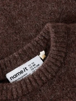 New Reifyly Stikket Vest - Peppercorn Juletøj|Cardigans, Veste & Trøjer