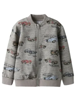 Best Reiner Sweat Cardigan m. Lynlås - Grey Melange Cardigans, Veste & Trøjer