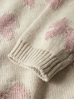 Hot Rekka Striktrøje - Peyote Melange Juletøj|Cardigans, Veste & Trøjer