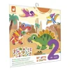 Clearance Repositionable Thick Stickers-Dinosaur Kreasæt