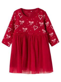 New Ri Kjole - Jester red Juletøj|Kjoler