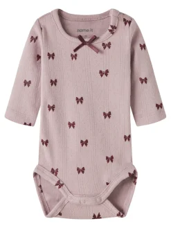 Best Ribbea Langærmet Body - Keepsake Lilac Juletøj|Bodystocking Langærmet