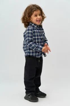 Clearance Riggs Flannel Skjorte - NAVYBLAZER Skjorter