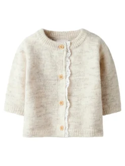 Clearance Rikimmi Strikket Cardigan - Peyote Melange Juletøj|Cardigans, Veste & Trøjer