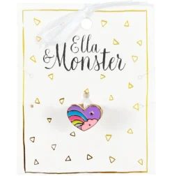 Sale Ring Rainbow Heart Purple Festtøj & Tilbehør