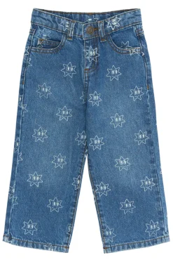 Online Ripley Wide Jeans - BLUE DENIM Bukser