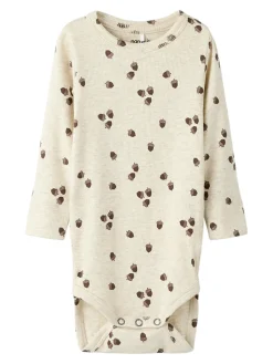 Clearance Ritus Langærmet Body - Peyote Melange Bodystocking Langærmet