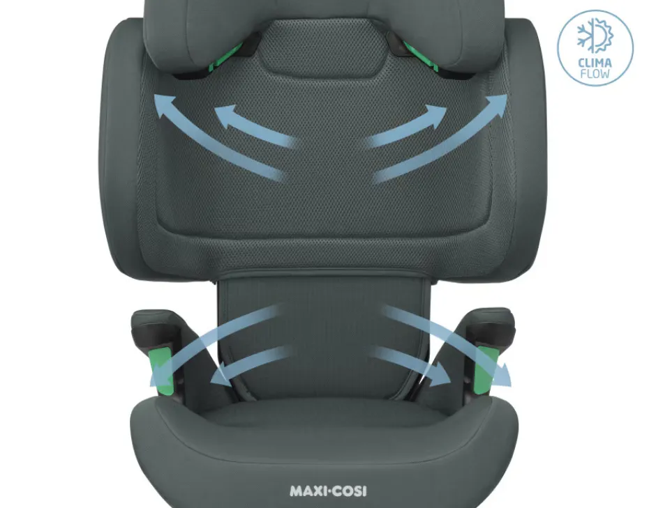 Best RodiFix R I-Size - Authentic Graphite Autostole 100-150 Cm (4-12 År)