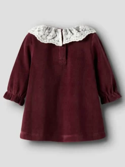 New Roxy Velour Kjole - Burgundy Juletøj|Kjoler