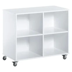 Best Rumdeler På Hjul - hvid Børn Reoler