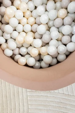 Discount Rundt Boldbassin med 200 bolde- Cafe Latte Boldbassiner & Tilbehør