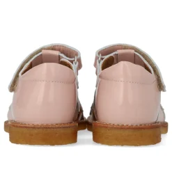Outlet Sandal med blomster og velcro - Rosebud Sandaler Med Lukket Tå