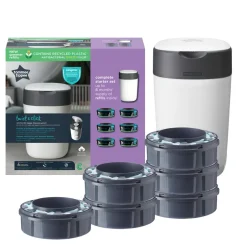 Discount Sangenic Twist & Click 1+6 refil Pusleudstyr Diverse