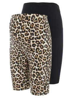 New Sannie jersey biker shorts 2-pak - BLACK Jeans, Bukser & Shorts|Leggings/Strømpebukser