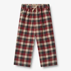 Outlet Sasha Trousers - Red Blue Check Bukser