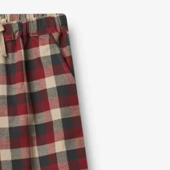 Outlet Sasha Trousers - Red Blue Check Bukser