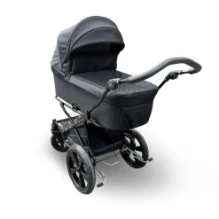 New Prime - Sort Barnevogne Med Langt Liggemål