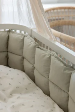 Sengerand, kapok, mist green Børn Sengerande