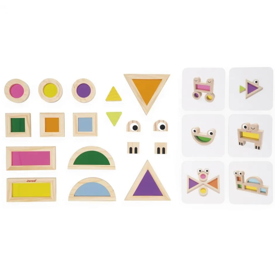 Online Sensory - Translucent Blocks Træklodser