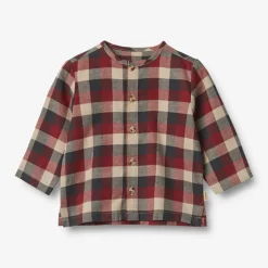 Discount Shelby Skjorte - Red Blue Check Skjorter