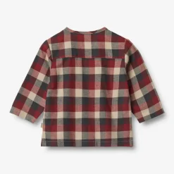 Discount Shelby Skjorte - Red Blue Check Skjorter