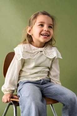 Hot Sia Pella langærmet top - BIRCH Bluser