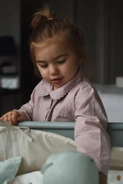 New Side By Side vuggerand - oyster grey Børn Sengerande