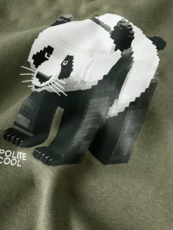 Outlet Sigurt Sweatshirt - Dusty Olive Cardigans, Veste & Trøjer