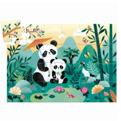 Best Silhuetpuslespil, Panda - 24 brikker Puslespil