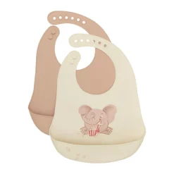 Best Silicon Hagesmæk (2-Pak) - Warm Taupe Hagesmække