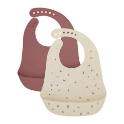 New Silicon hagesmæk rose brown (2-pak) Hagesmække